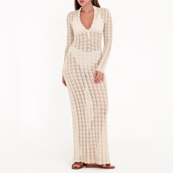 Ventura Crochet Maxi Dress